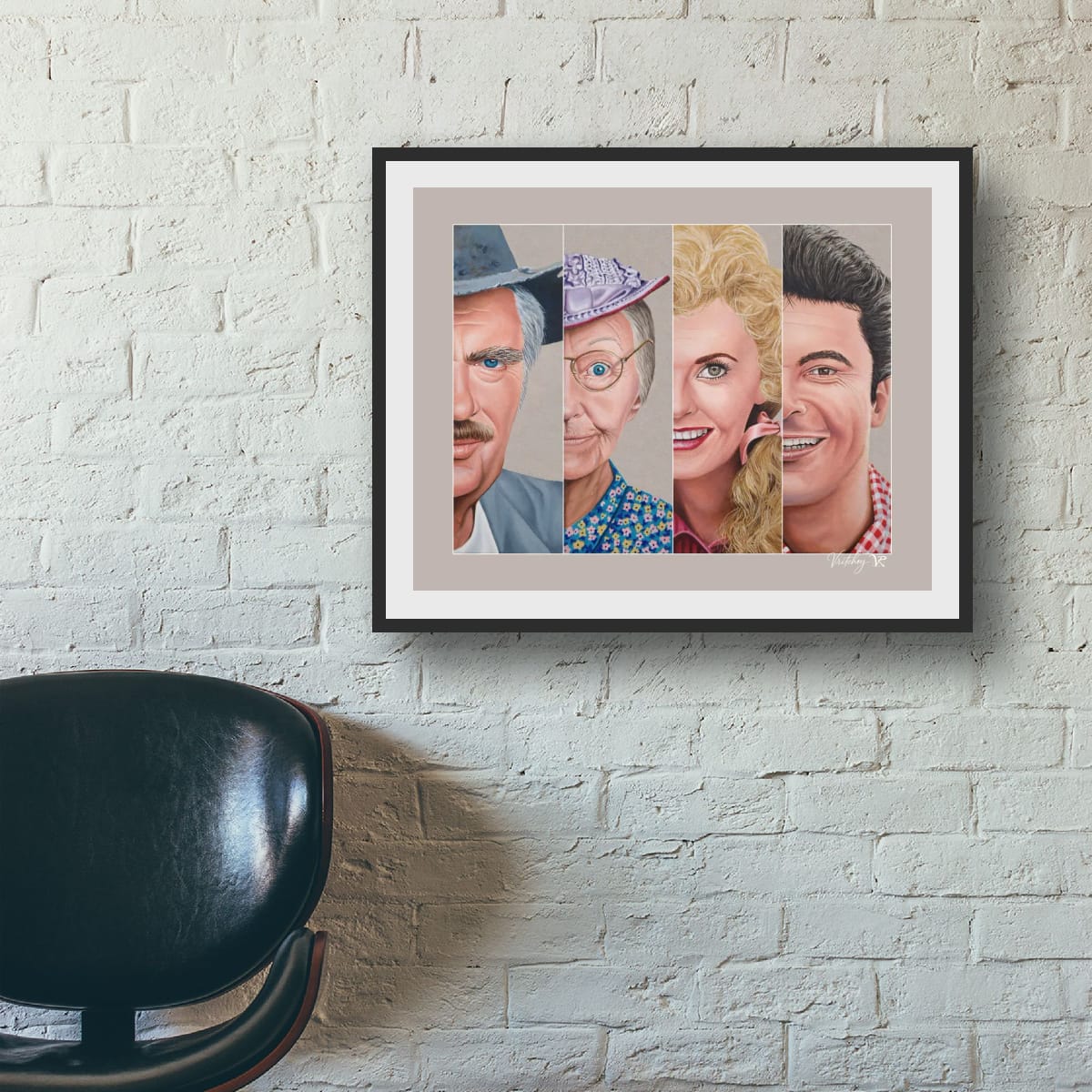 Beverly Hillbillies Mat Print