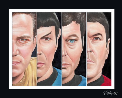 Star Trek Set1 Canvas Print